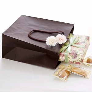black paper bag