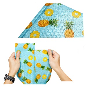 green poly bubble mailer